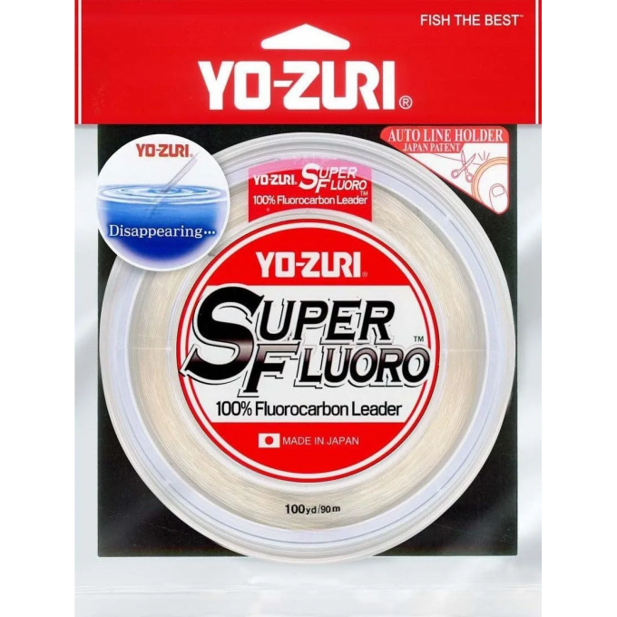 Флюорокарбон YO-ZURI SUPERFLUORO 100YDS 50Lbs 22kg (0.645mm) R1503-NC