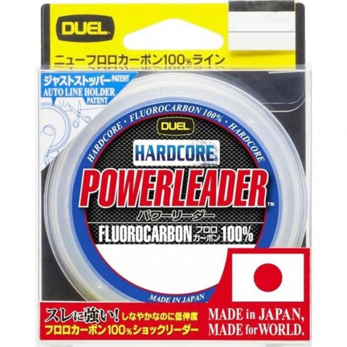 Леска YO-ZURI DUEL HARDCORE POWERLEADER FC 50м 25lb 0.435мм 11,5кг H3341 Леска YO-ZURI DUEL HARDCORE POWERLEADER FC 50м 25lb 0.435мм 11,5кг H3341
