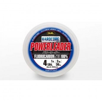Леска YO-ZURI DUEL HARDCORE POWERLEADER FC FLUOROCARBON100% 50m 100Lbs/46Kg (0.910mm)