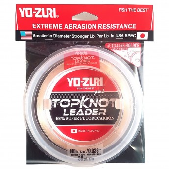 Леска YO-ZURI TOPKNOT LEADER FLUOROCARBON 100%30YDS 25Lbs (0.435mm) Леска YO-ZURI TOPKNOT LEADER FLUOROCARBON 100%30YDS 25Lbs (0.435mm)